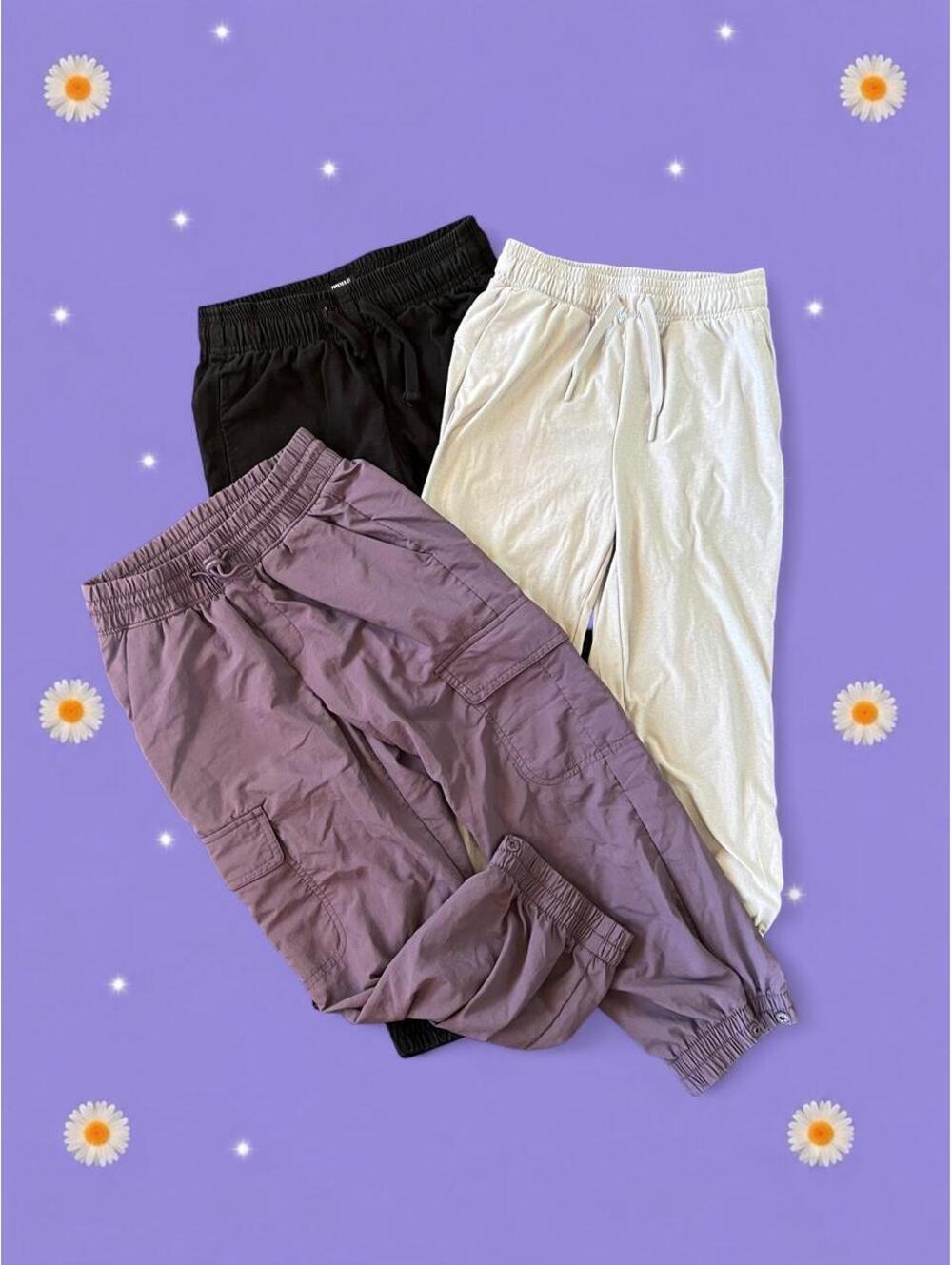 Sporty Y2K Girls Cargo Jogger Pants Bundle size 6/7